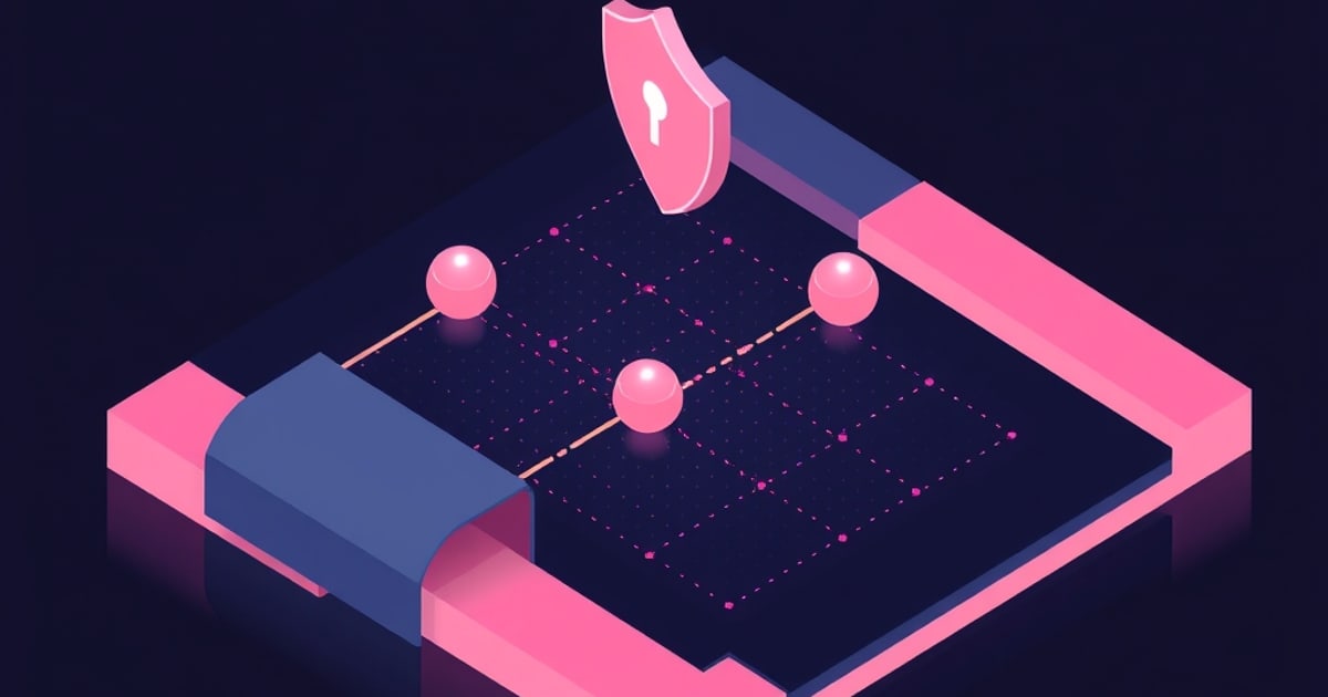 Padlock over a circuit pattern, cyber-security concept